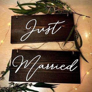 Just Married Sign